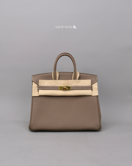 Hermes Birkin 25 Etoupe GHW