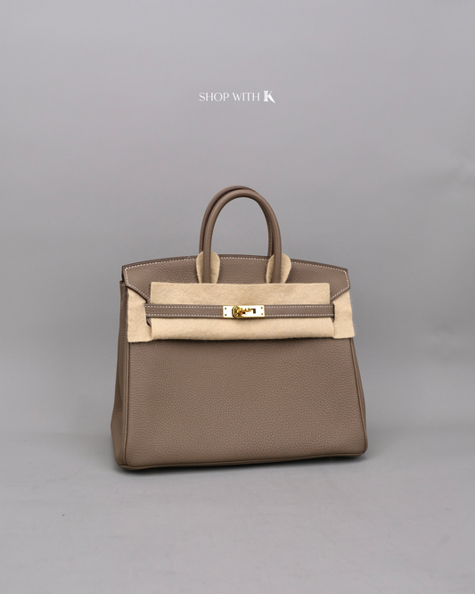 Hermes Birkin 25 Etoupe GHW