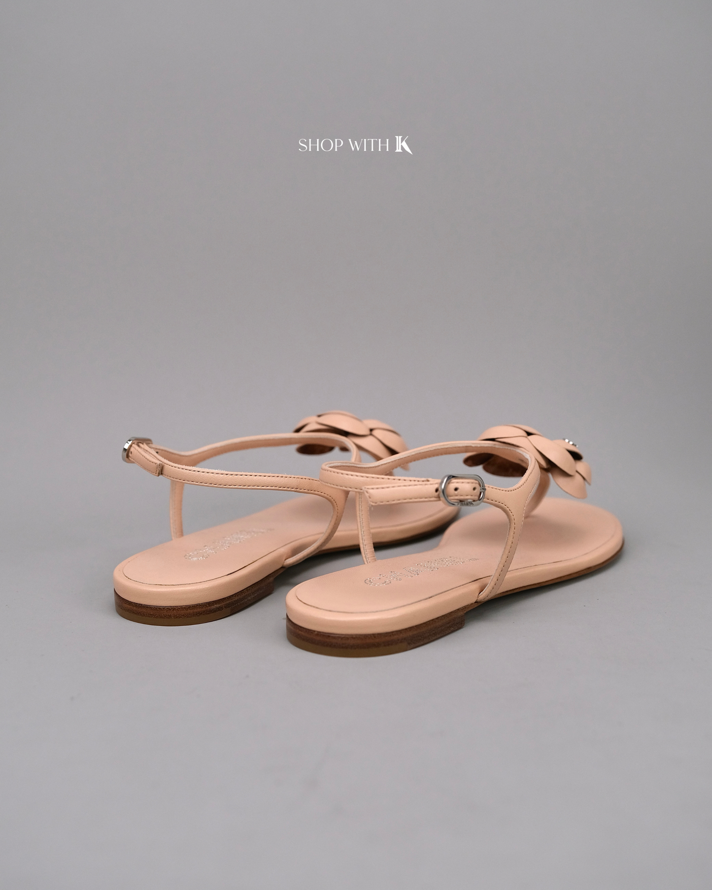 Chanel Camelia Sandals Beige