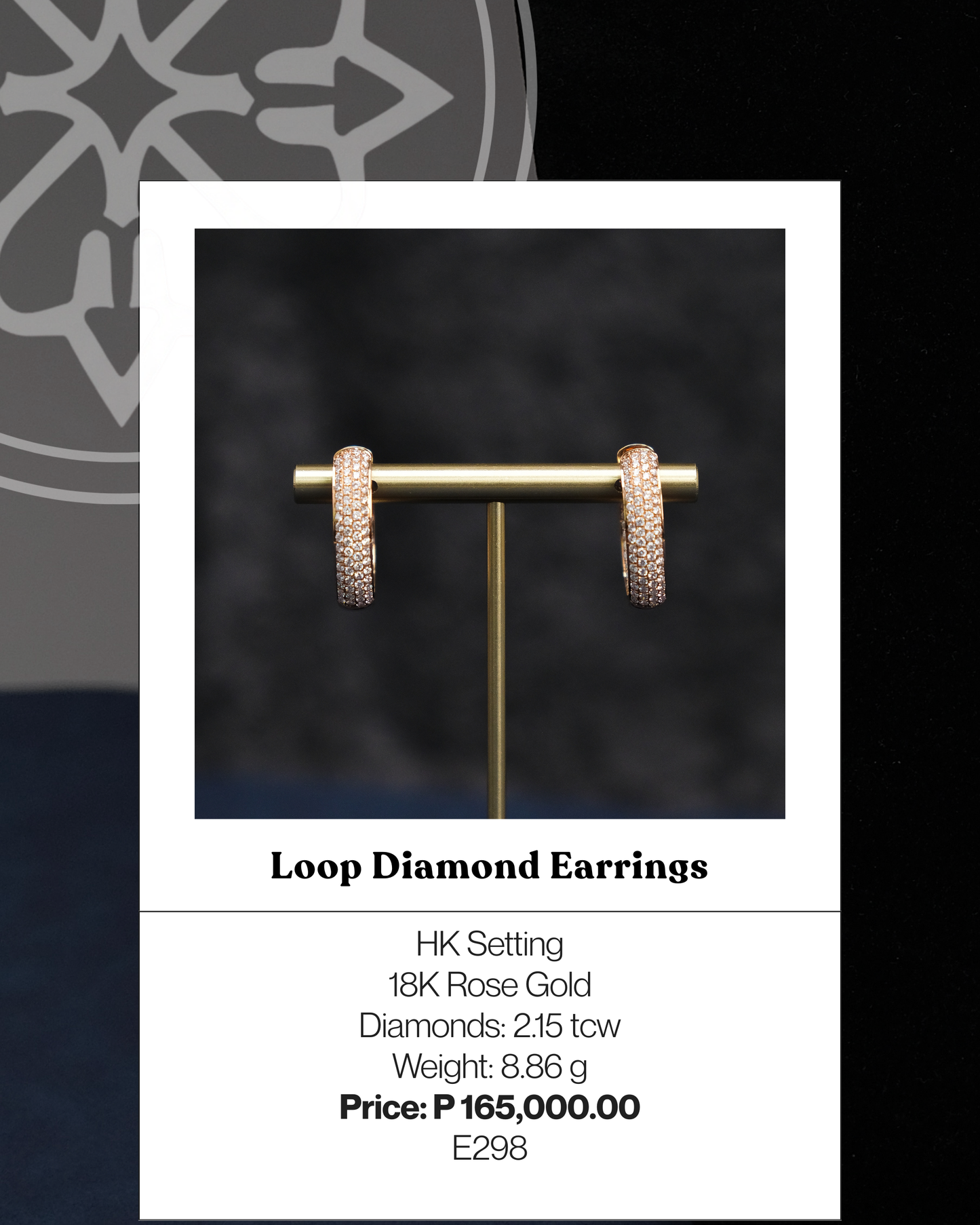 Loop Diamond Earrings