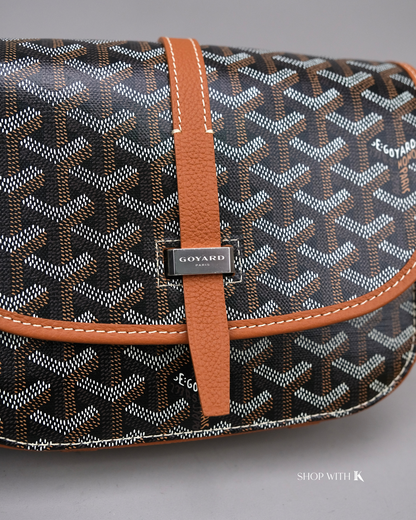 Goyard Belvedere Black/Tan