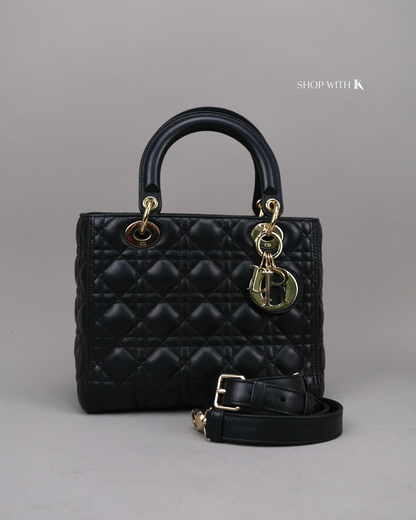 Dior Lady Medium Black