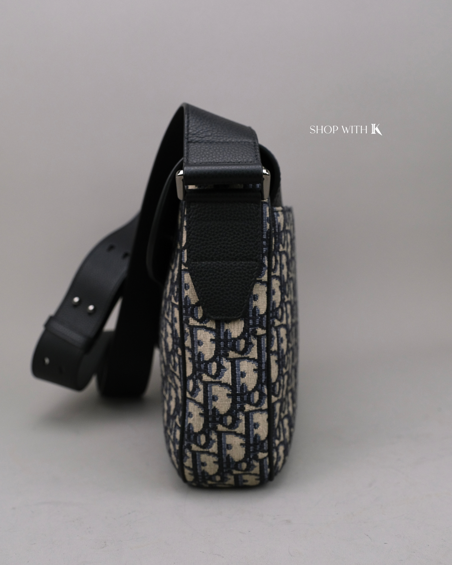 Dior Monogram Saddle Messenger Black