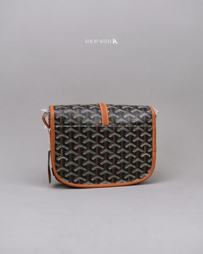 Goyard Belvedere Black/Tan