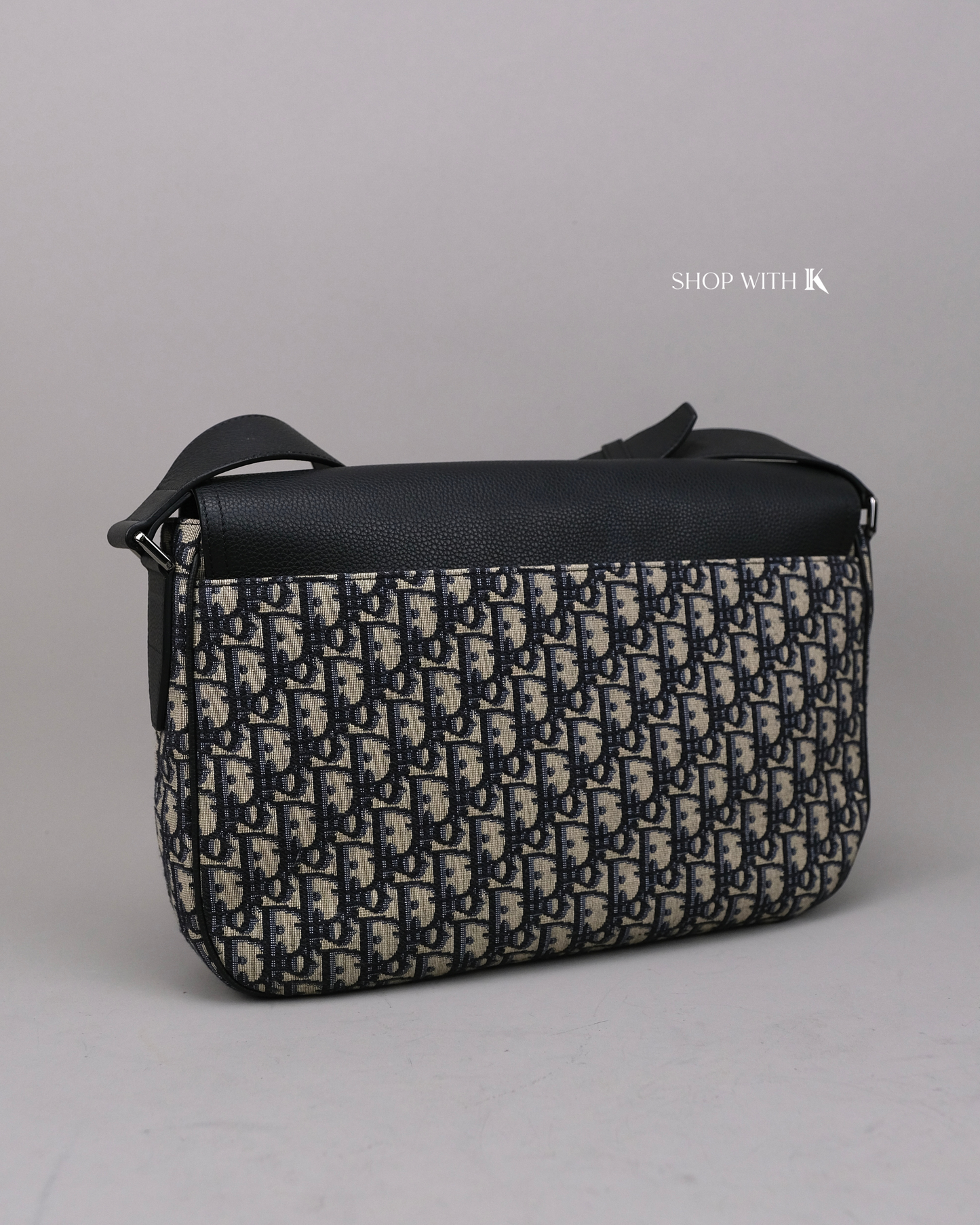 Dior Monogram Saddle Messenger Black