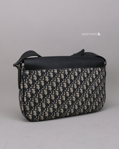 Dior Monogram Saddle Messenger Black