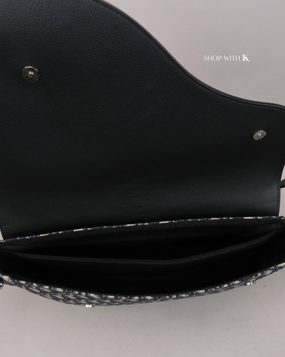 Dior Monogram Saddle Messenger Black