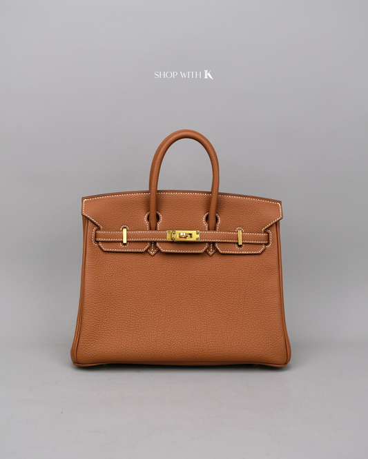 Hermes Birkin 25 Gold GHW