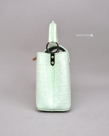 Louis Vuitton Mini Capucine Crocodile Mint Green