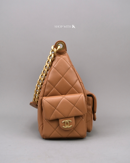 Chanel Hobo Caramel Medium