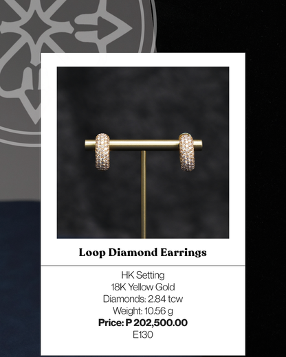 Loop Diamond Earrings