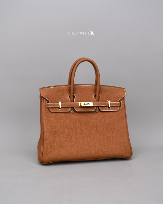 Hermes Birkin 25 Gold GHW