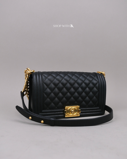 Chanel Leboy Black GHW