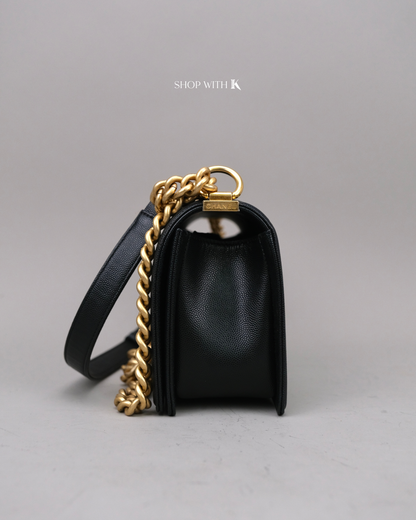 Chanel Leboy Black GHW