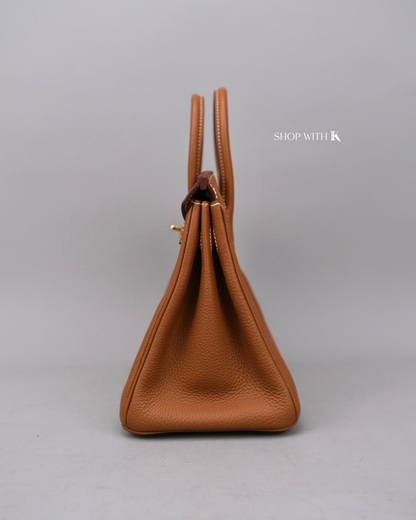 Hermes Birkin 25 Gold GHW