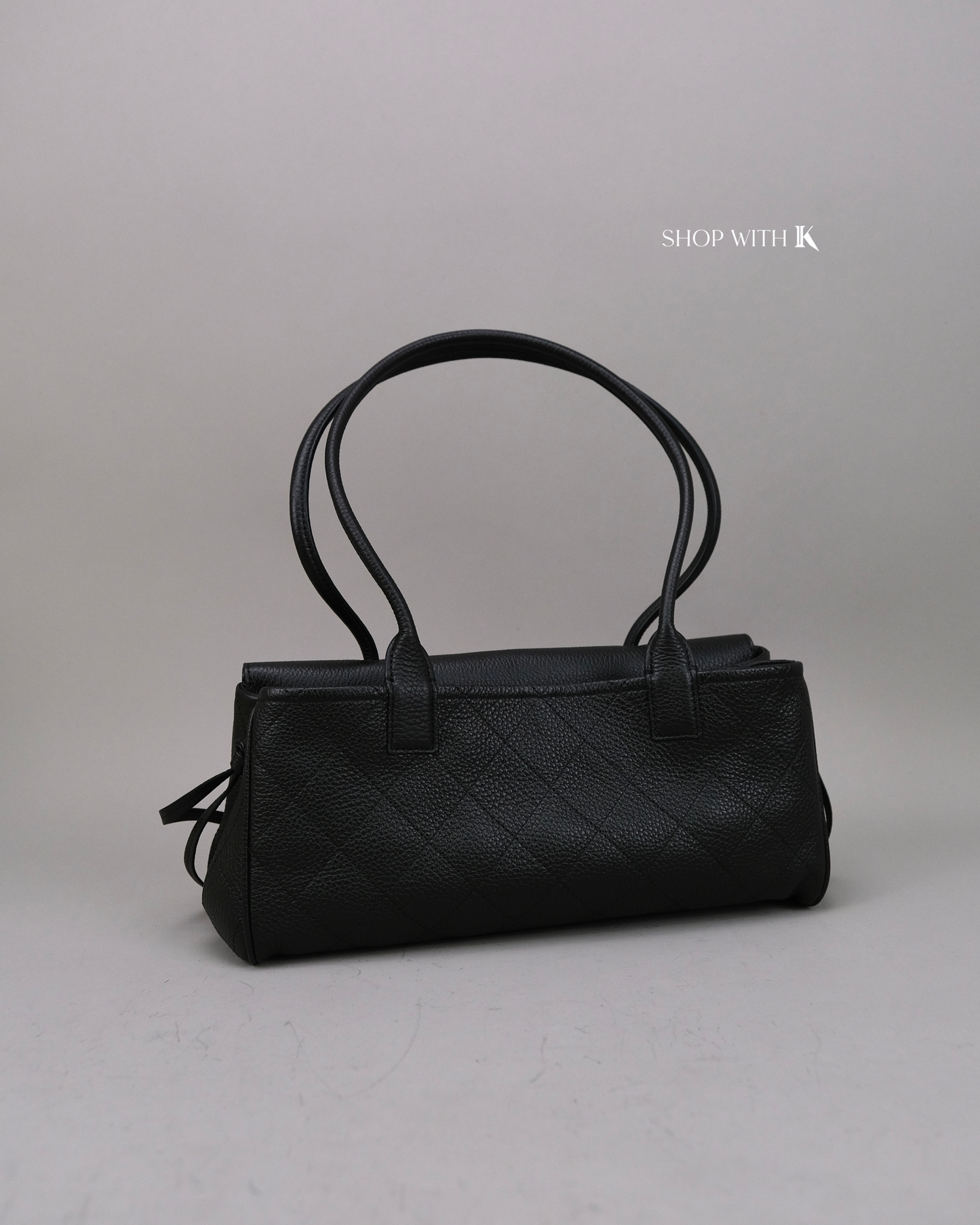 Chanel Eastwest Shopping Tote Black