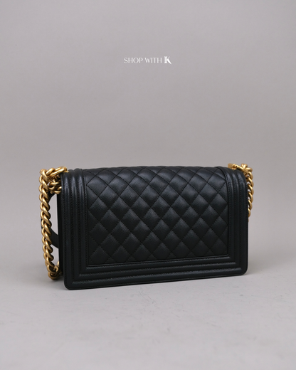 Chanel Leboy Black GHW