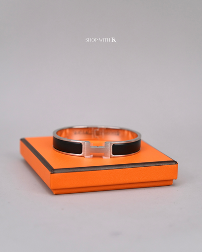 Hermes Narrow Clic H Matte Black PHW