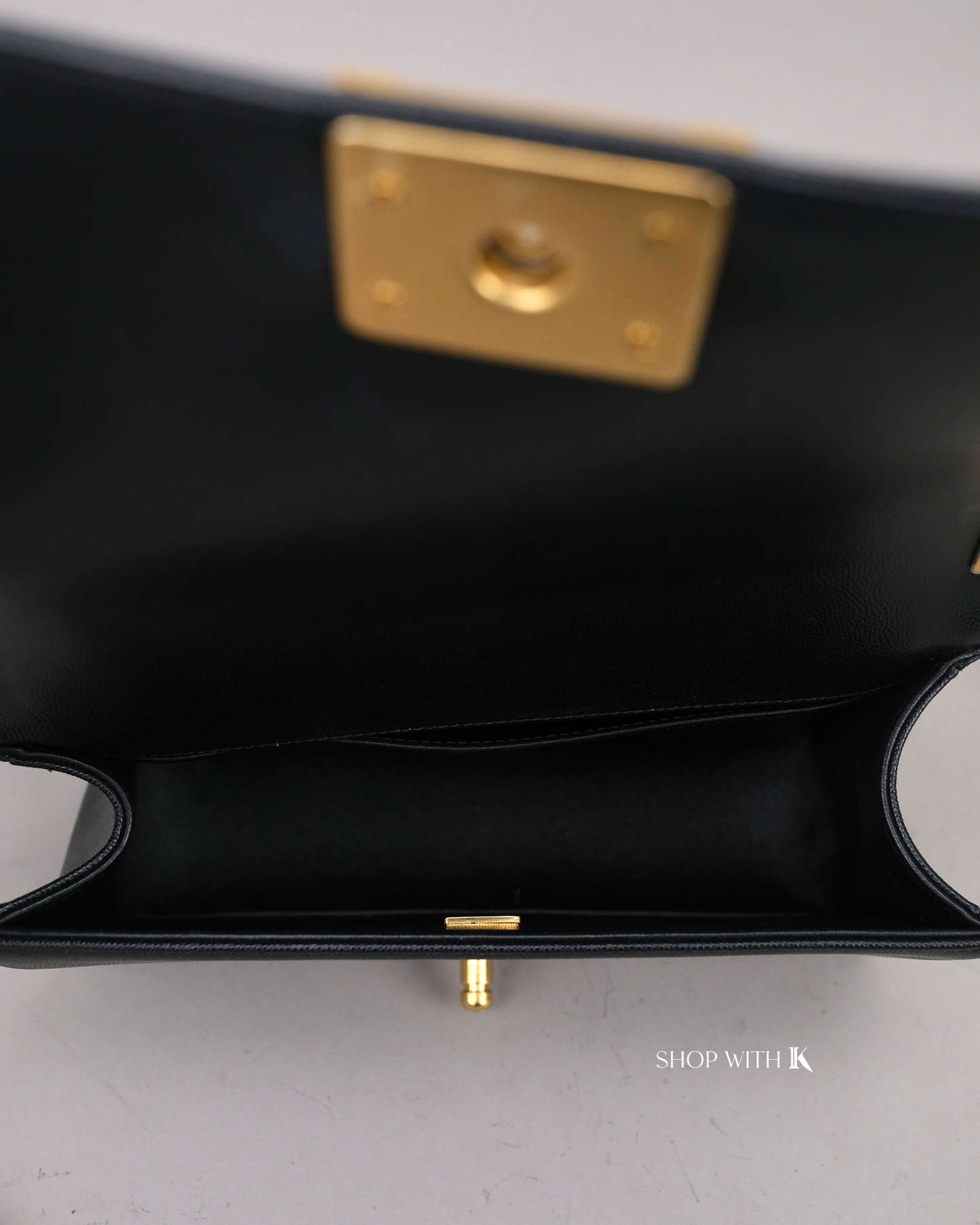 Chanel Leboy Black GHW