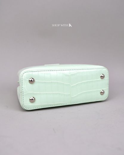Louis Vuitton Mini Capucine Crocodile Mint Green