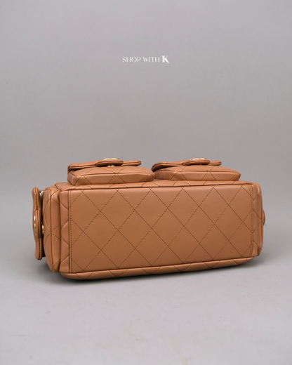 Chanel Hobo Caramel Medium