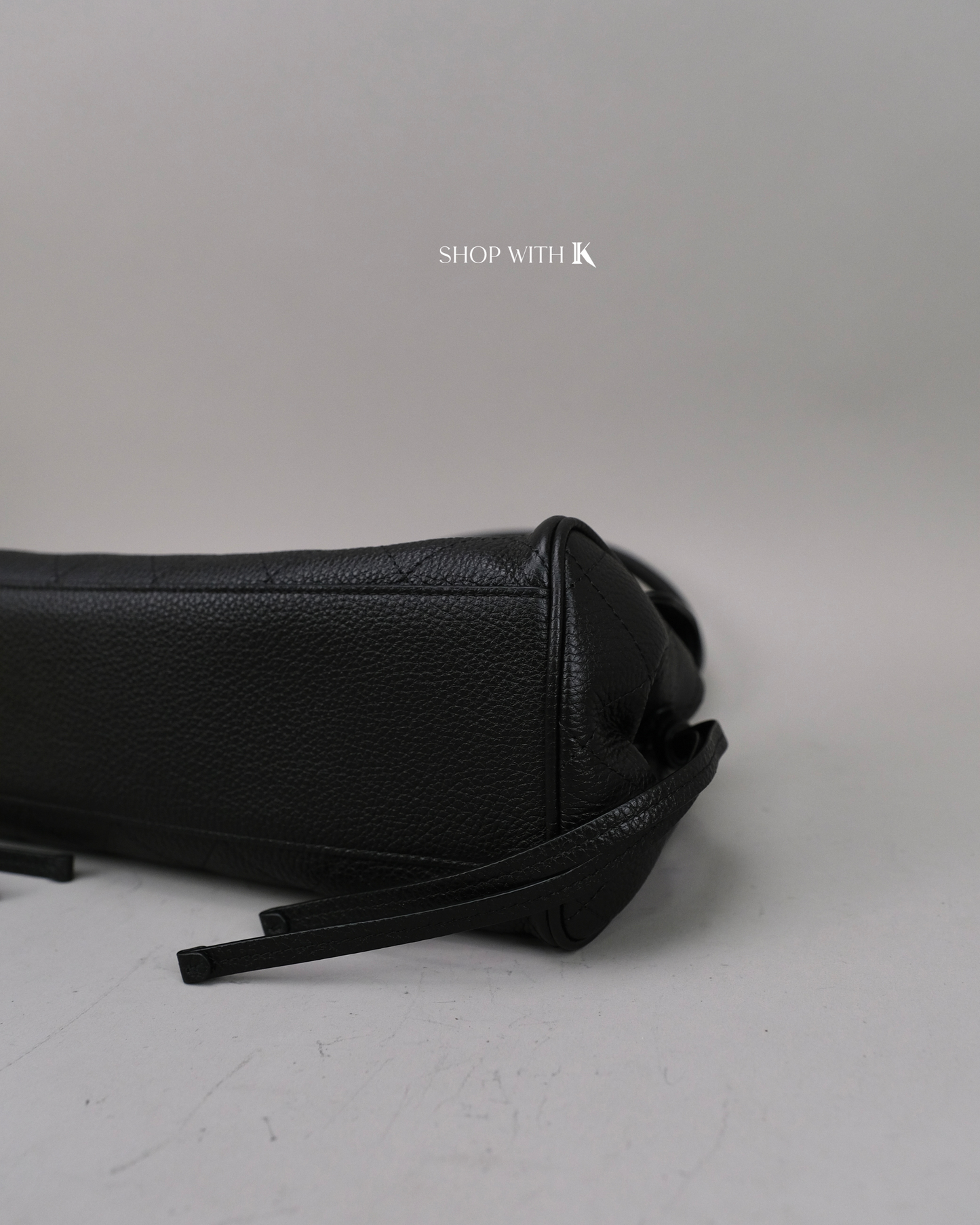 Chanel Eastwest Shopping Tote Black