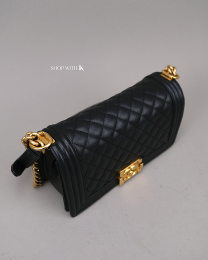 Chanel Leboy Black GHW