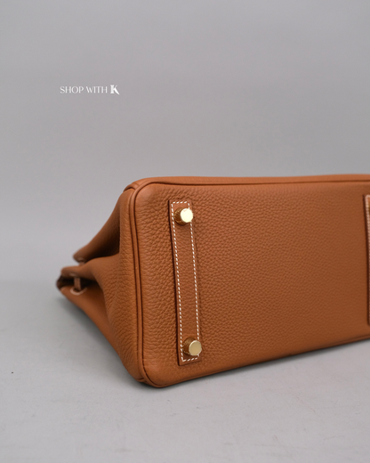 Hermes Birkin 25 Gold GHW