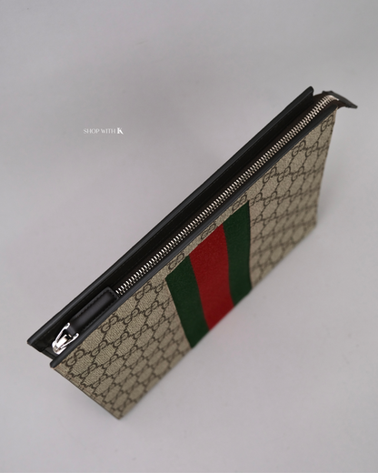 Gucci GG Supreme Web Toiletry Pouch
