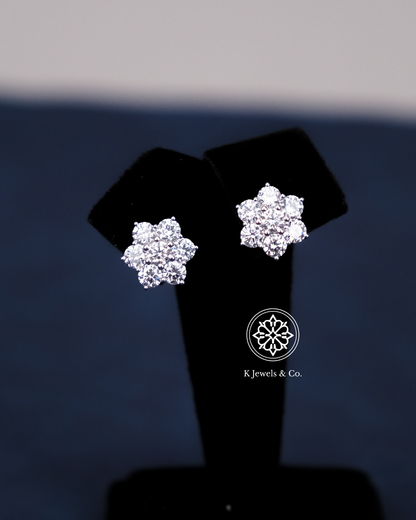 Classic Rositas Earrings in White Gold