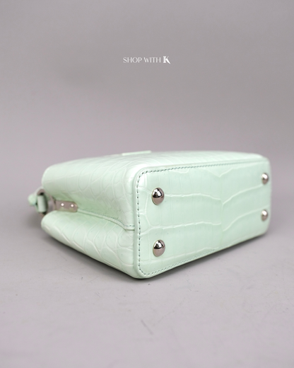 Louis Vuitton Mini Capucine Crocodile Mint Green