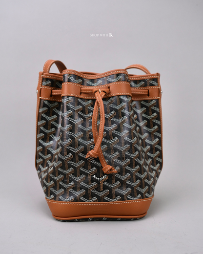 Goyard Sac Petit Flot PM Black/Tan