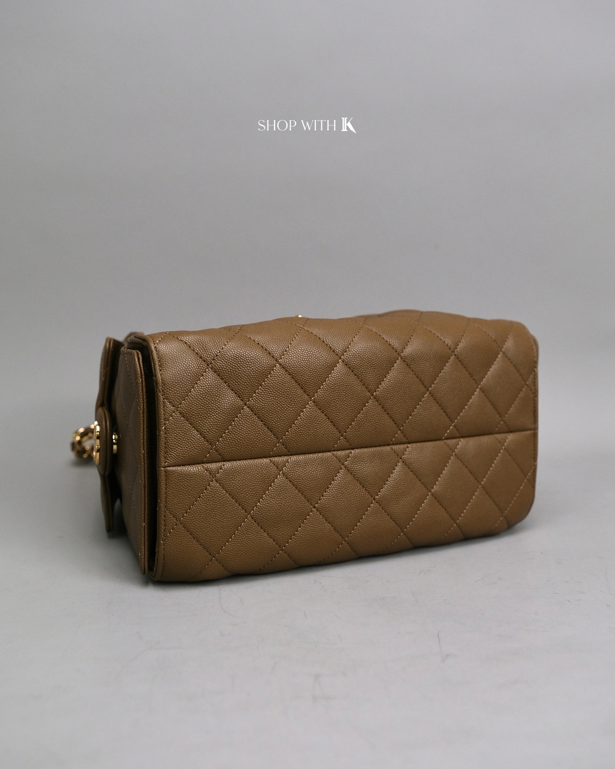 Chanel 25 Small Brown GHW