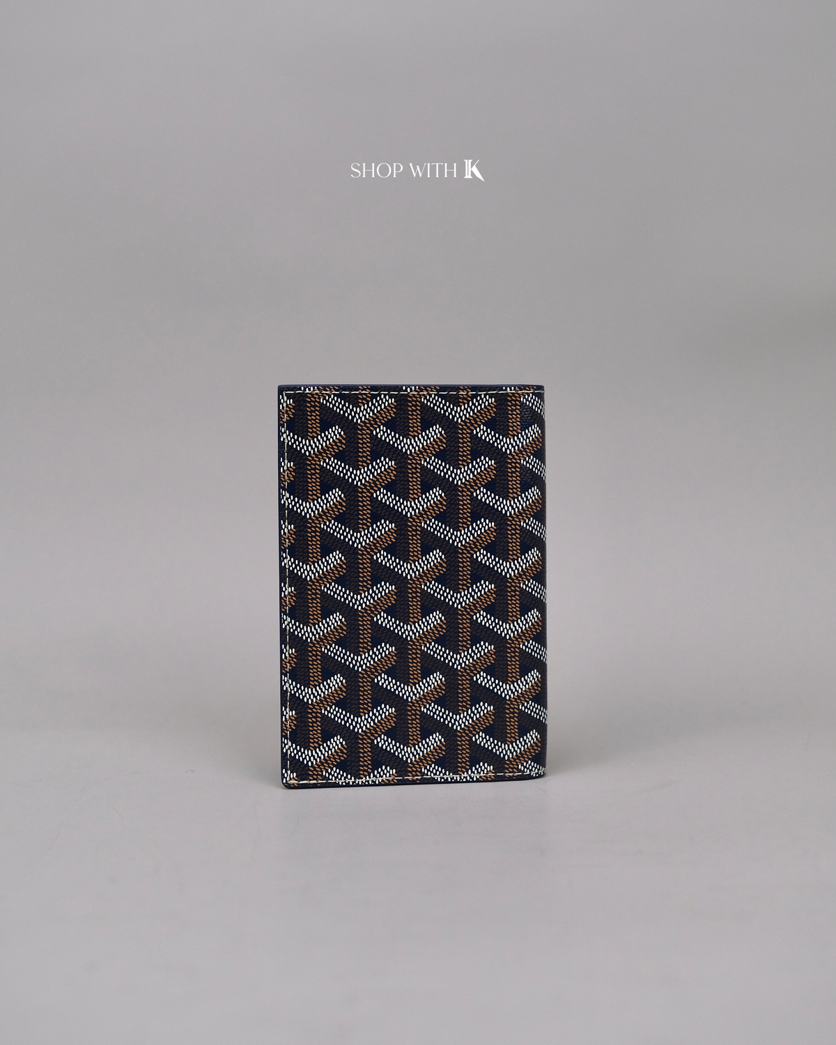 Goyard Passport Holder Navy Blue