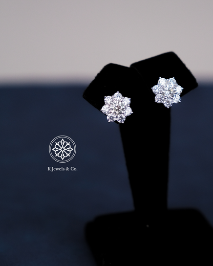 Classic Rositas Earrings in White Gold