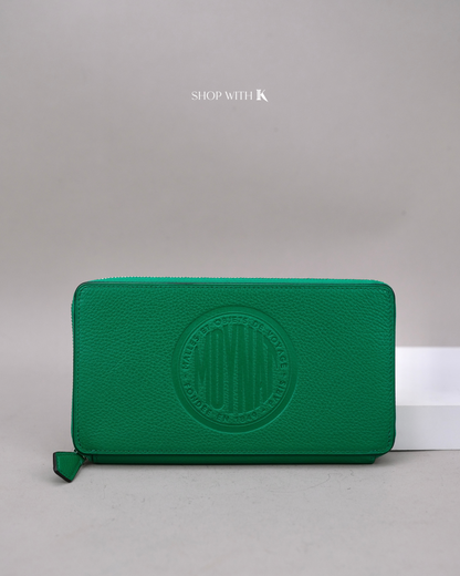 Moynat Green Long Wallet