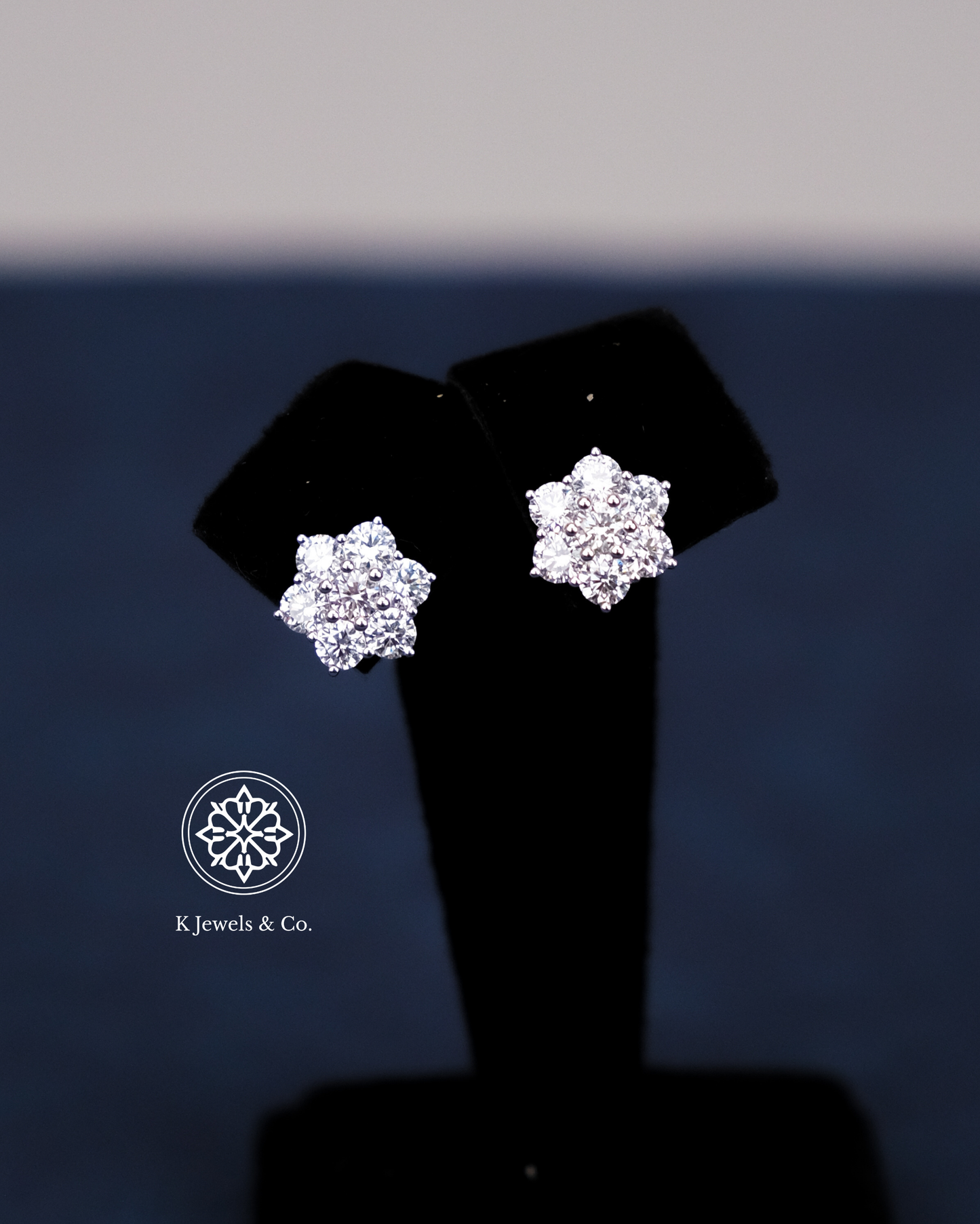 Classic Rositas Earrings in White Gold