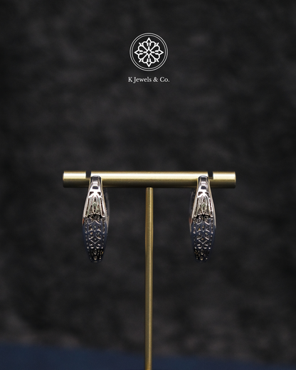 Diamond Loop Earrings