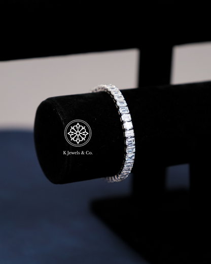 Emerald Diamond Tennis Bracelet