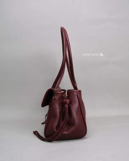 Chanel Eastwest Tote Burgundy GHW