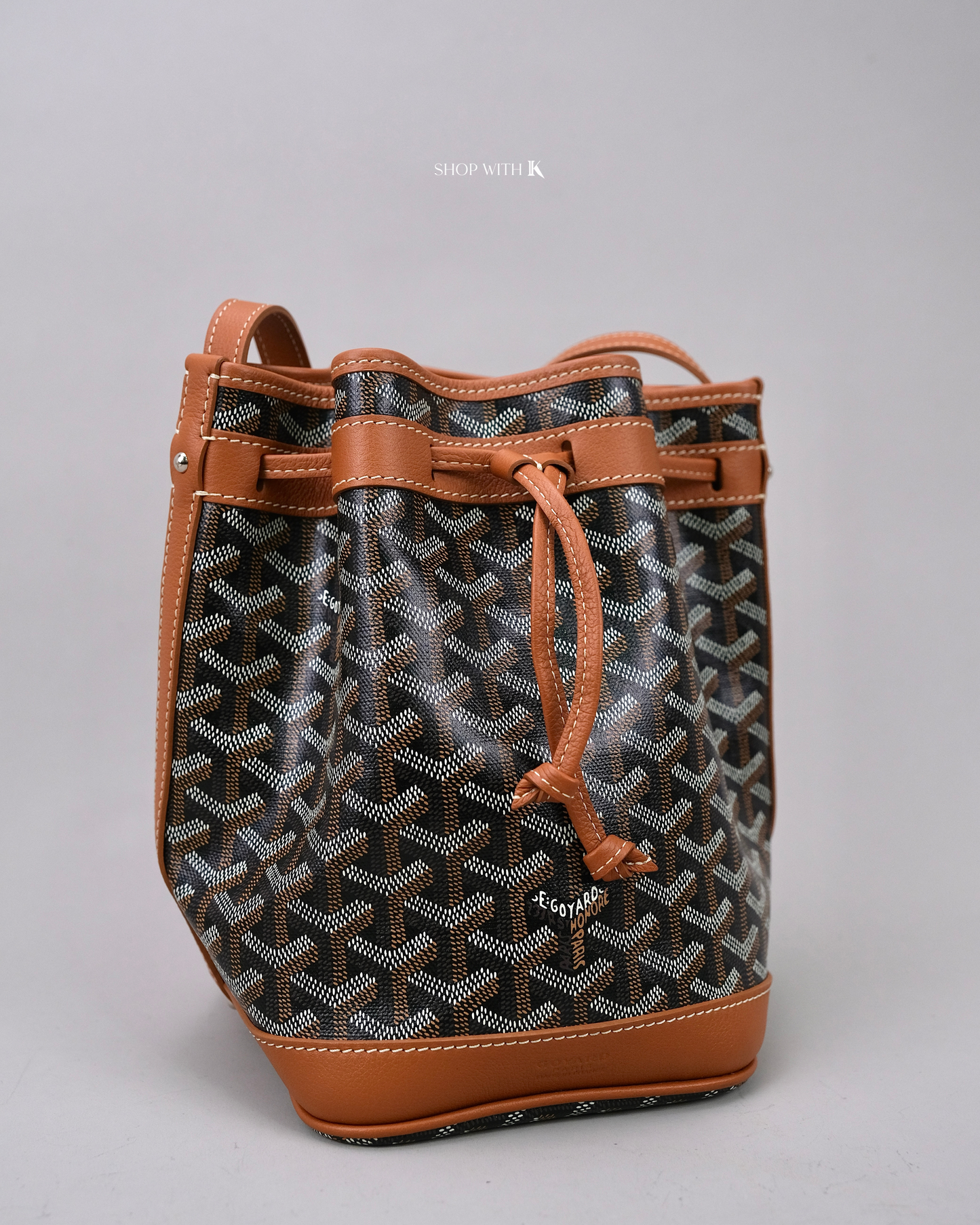 Goyard Sac Petit Flot PM Black/Tan