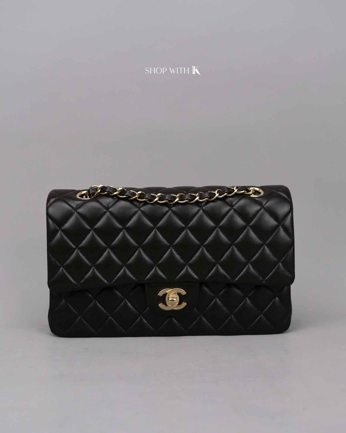 Chanel Classic Medium Flap Dark Brown GHW