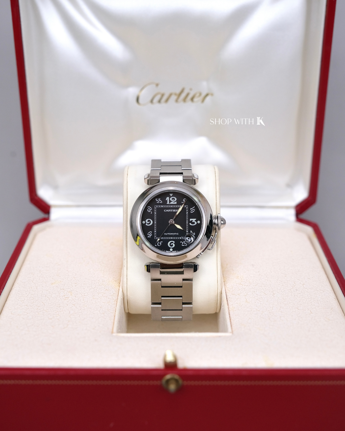 Cartier Pasha Black Dial - 35mm