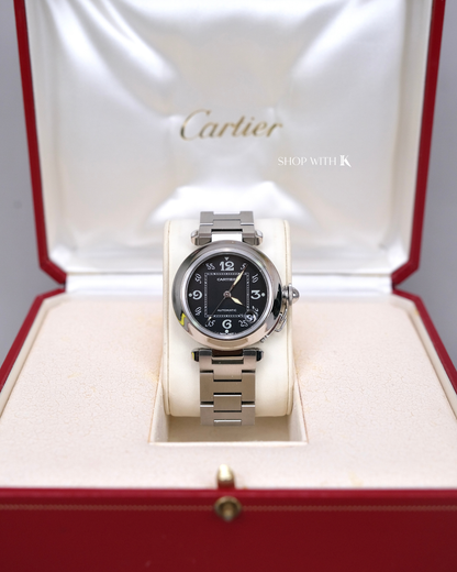 Cartier Pasha Black Dial - 35mm
