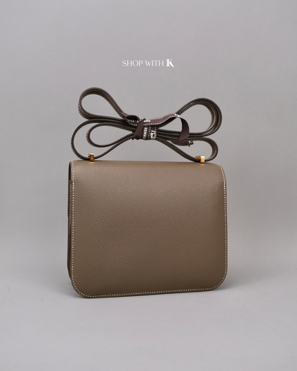 Hermes Constance 18 Etoupe GHW