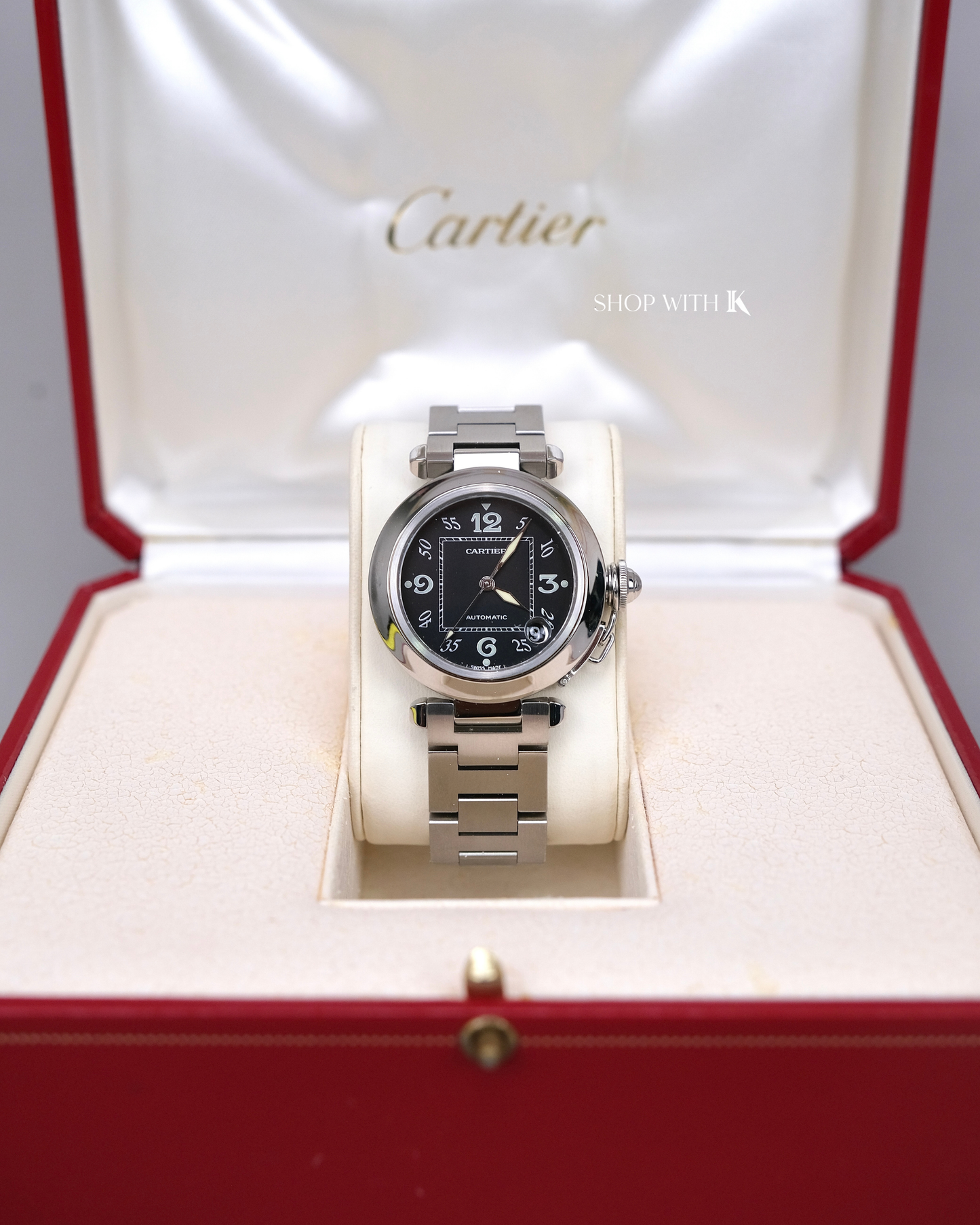 Cartier Pasha Black Dial - 35mm