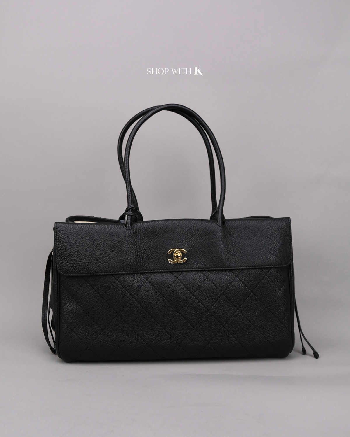 Chanel Eastwest Tote Medium Black GHW
