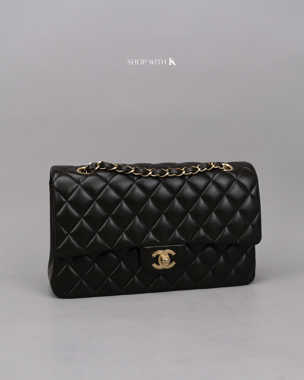 Chanel Classic Medium Flap Dark Brown GHW