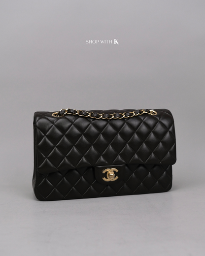 Chanel Classic Medium Flap Dark Brown GHW