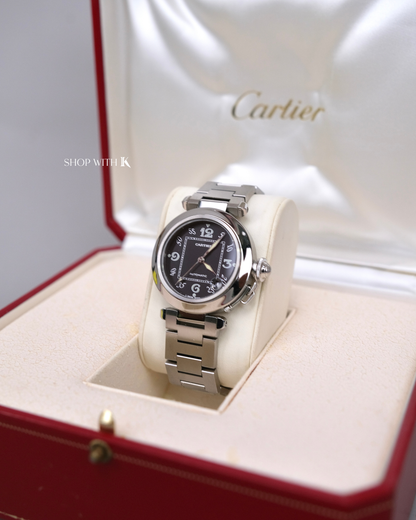 Cartier Pasha Black Dial - 35mm